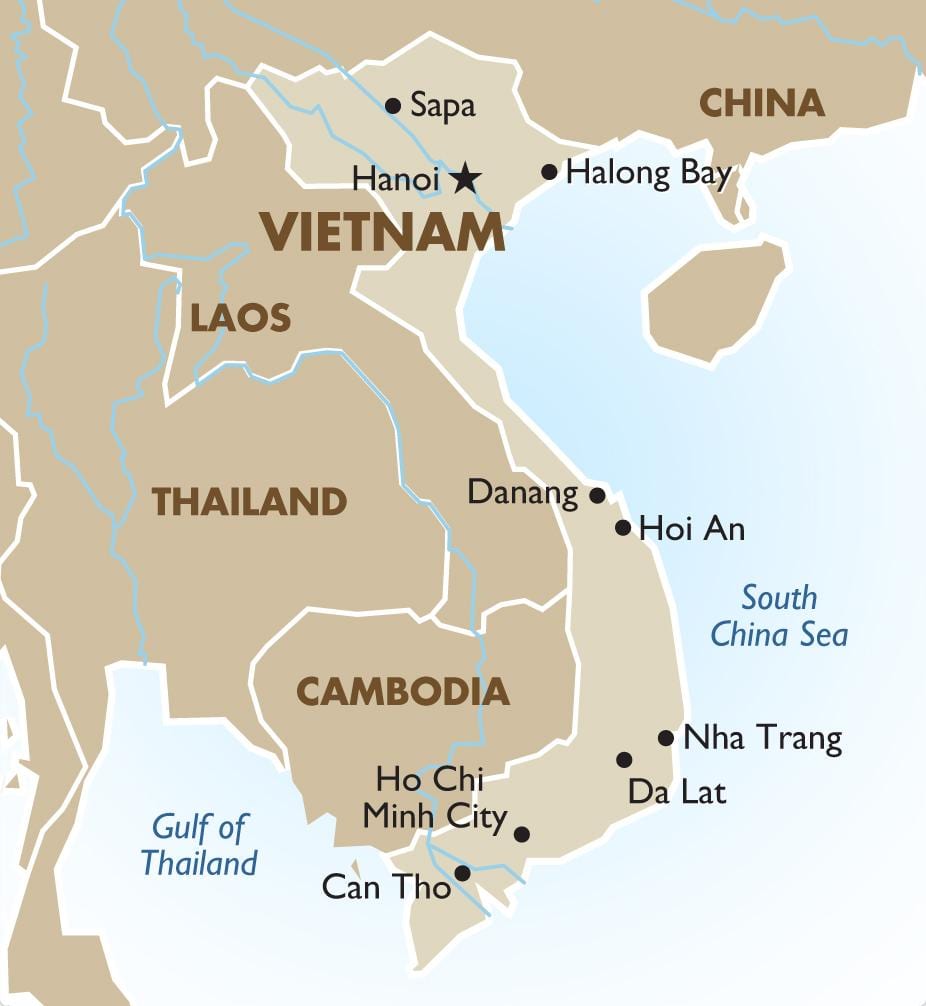 Vijetnama Ho Chi Minh karti 