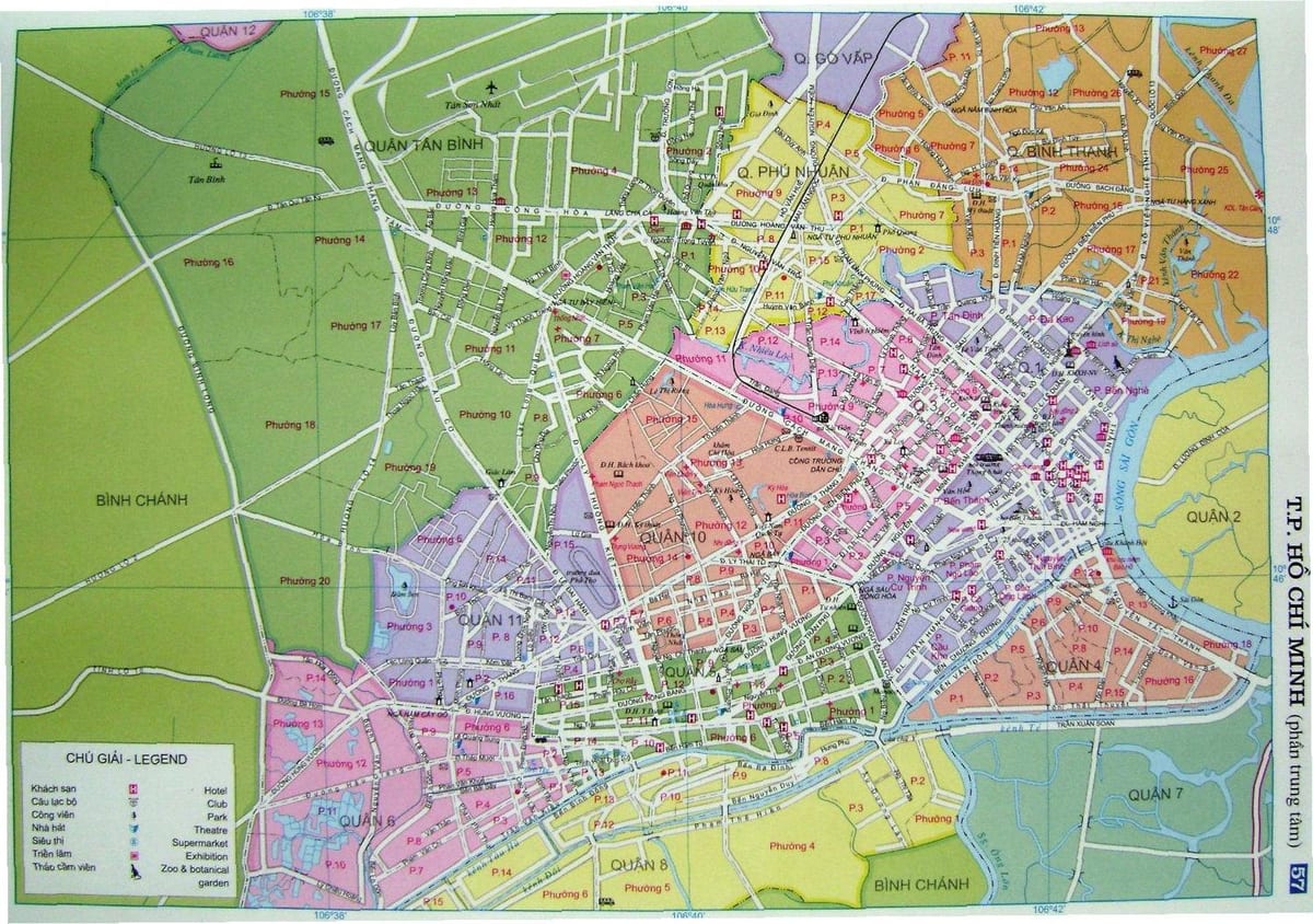 Kartu ulica u ho chi minh city