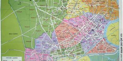 Kartu ulica u ho chi minh city 
