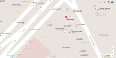 Karta Saigon trg 